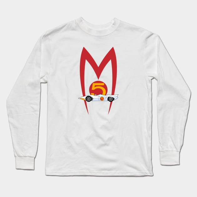 MACH 5 SPEED RACER Long Sleeve T-Shirt by GOAT777